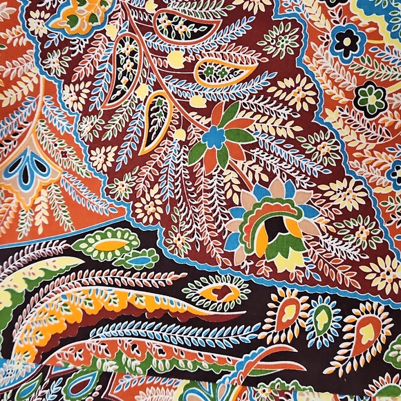 J. McLaughlin Women's Paisley Crop Pants Size 4 Cotto Spring Summer - Picture 15 of 15